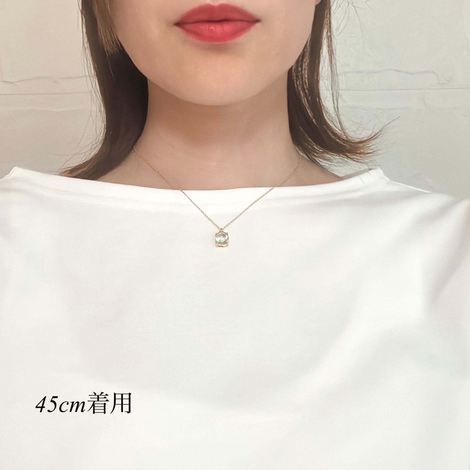 4.8カラット　新緑グリーンアメジストネックレス | 6枚目