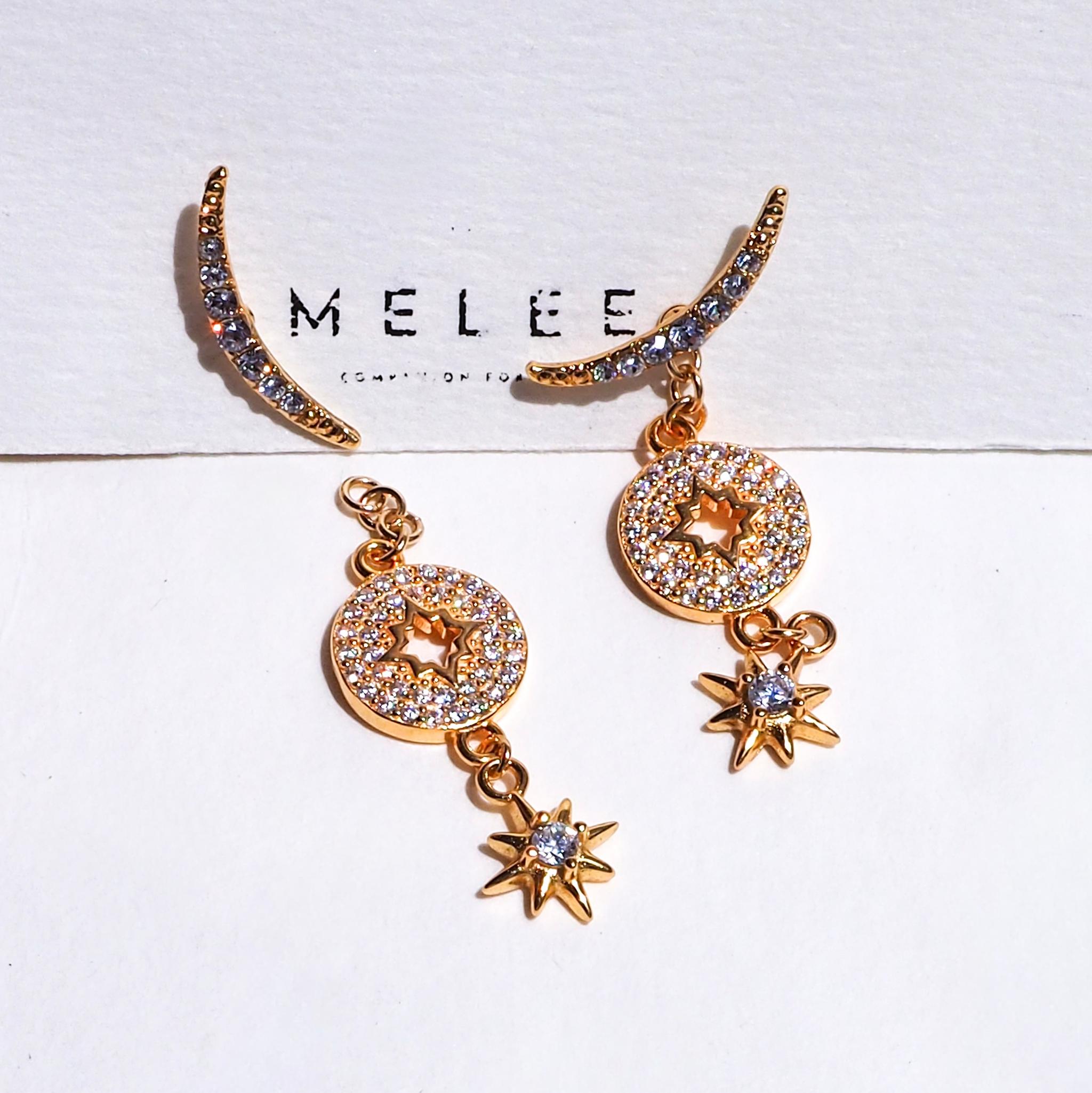 ＿Ecliptica    三日月　太陽　星　ピアス　抗アレルギー