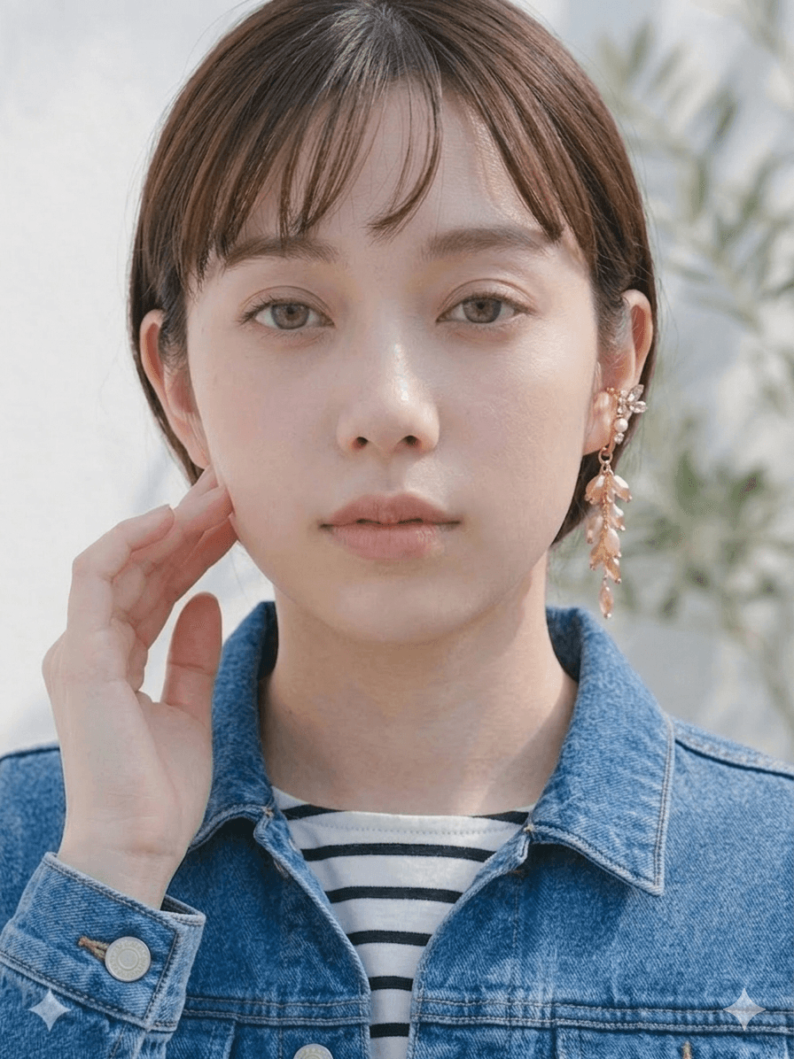 花咲くカンパネラ・ヒヤシンスチャーム 春アクセサリー|イヤーカフ・フープピアス用 | 4枚目