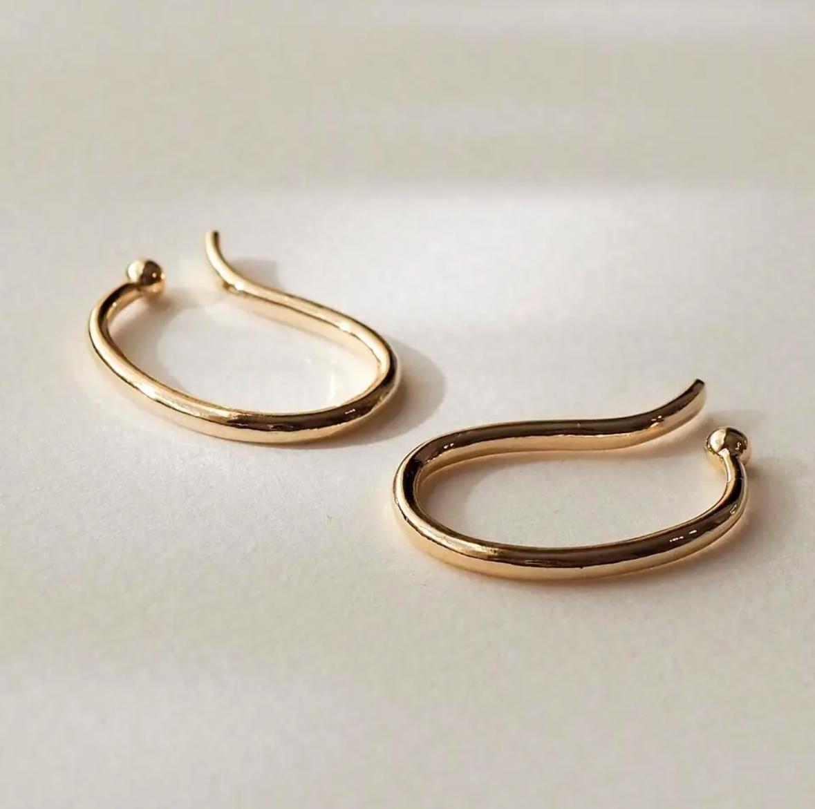 ◆3.6カラット涼しげスカイブルートパーズチャーム フープピアスorイヤーカフ | 11枚目