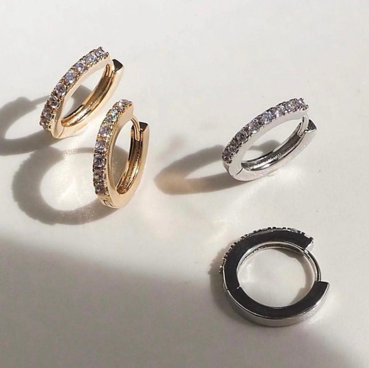 ◆3.6カラット涼しげスカイブルートパーズチャーム フープピアスorイヤーカフ | 6枚目