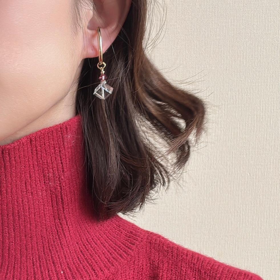 【Holiday collection charm】大人かわいい香水瓶チャーム ピアス*イヤーカフ用 | 7枚目